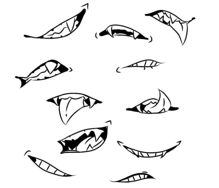 an assortment of cartoon eyes drawn in black and white