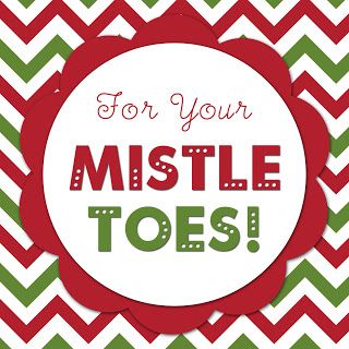 a red and green chevron pattern with the words for your mistle toes