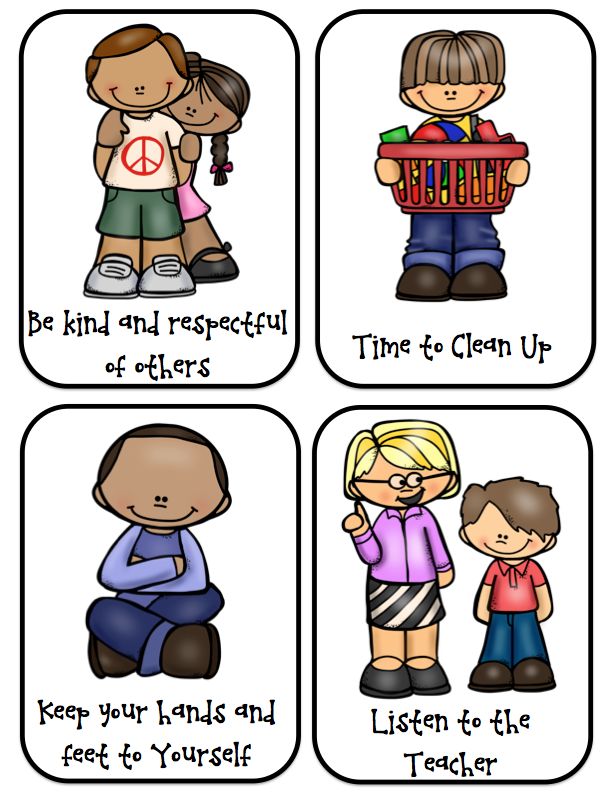 four different types of children's feelings