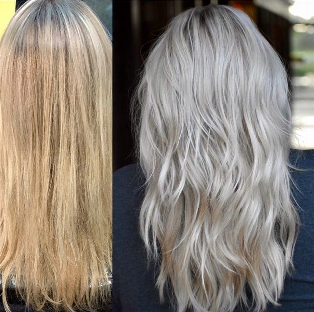 COLOR CONVERSION: Warm To Cool Blonde - Hair Color - Modern Salon Warm To Cool Blonde, Cool Blonde Hair Colour, Perfect Blonde Hair, Ash Hair, Ashy Blonde, Ash Hair Color, Transitioning Hairstyles, Cool Blonde Hair, Warm Blonde