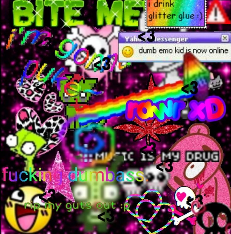 an image of some stickers on a cell phone screen with the caption bite me