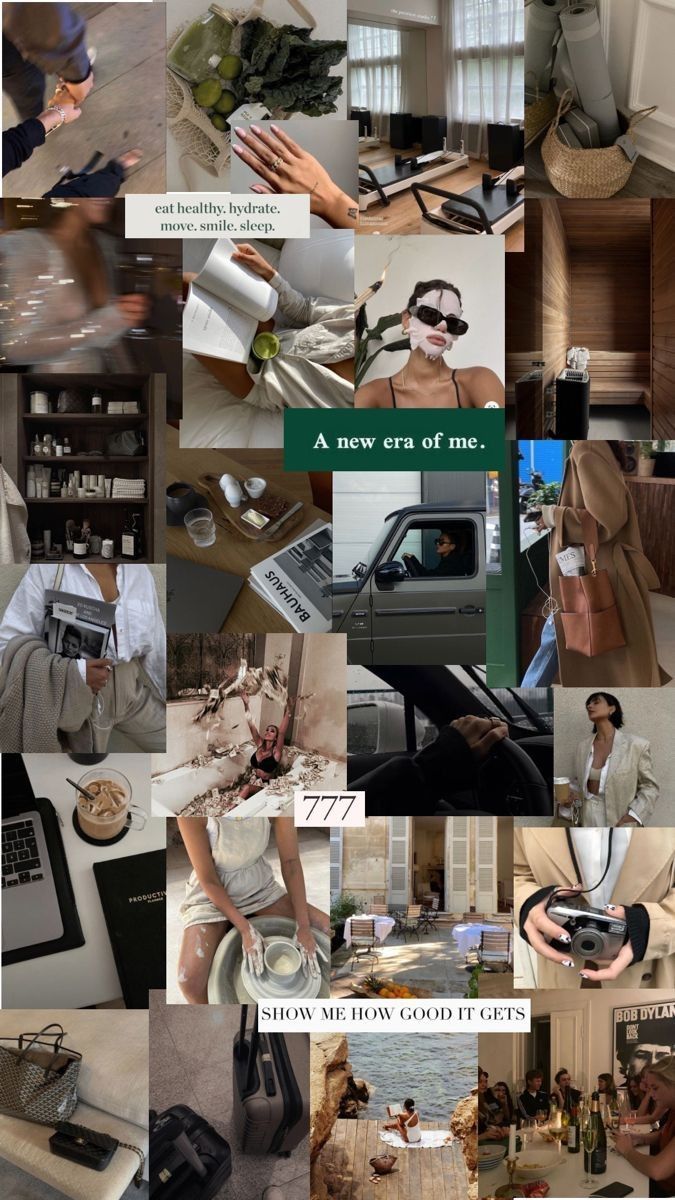 the collage shows many different types of clothing and accessories