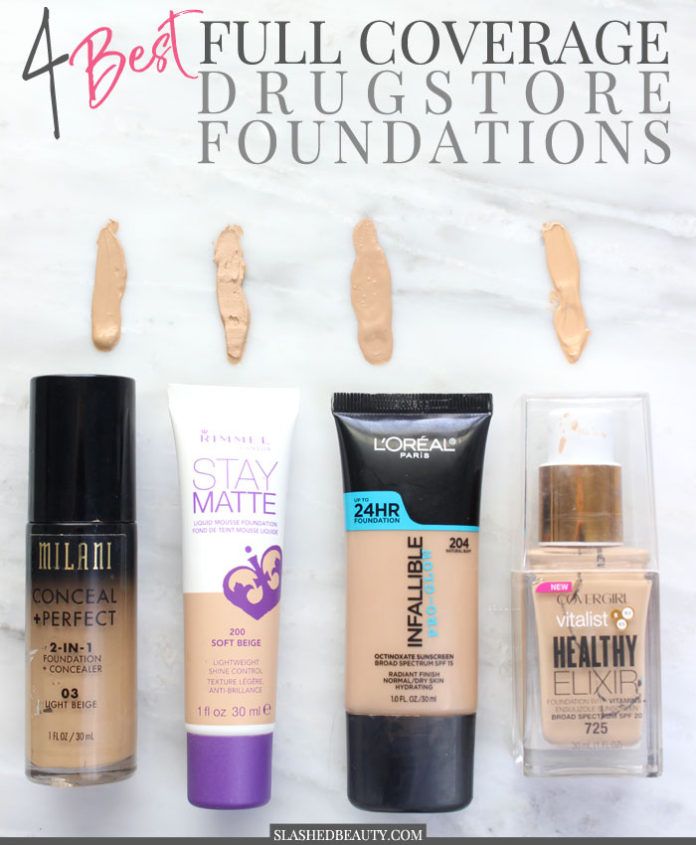 Full Coverage Drugstore Foundation, Natural Hair Mask, Drugstore Foundation, Budget Beauty, Boost Hair Growth, Full Coverage Foundation, Makeup Guide, Drugstore Makeup, Top 4