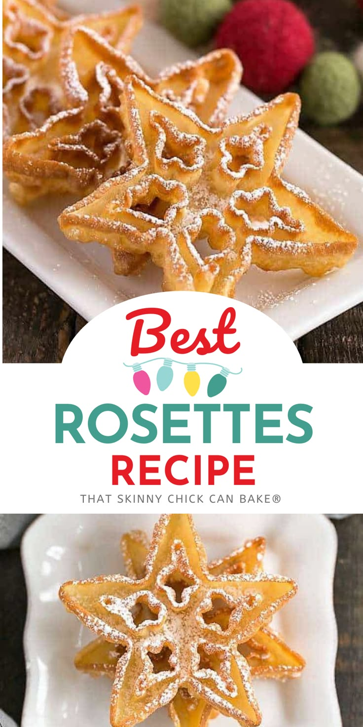 Rosettes Recipe, Rosettes Cookie Recipe, Rosette Recipe, How To Make Rosettes, Norwegian Cookies, Rosette Cookies, Cream Cheese Sugar Cookies, Fried Dessert, Norwegian Recipes