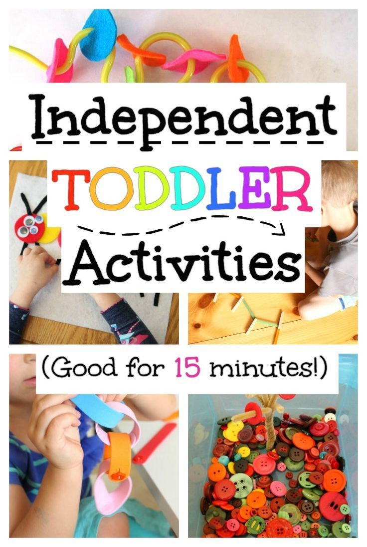 an assortment of activities for toddlers to play with