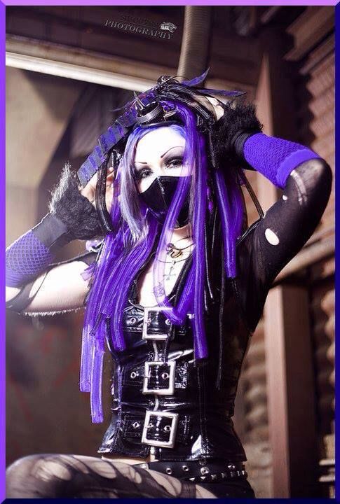 Purple & Black  #CyberGothGirl #CyberGoth Black And Purple Goth Aesthetic, Purple Goth Outfits, Purple Goth Aesthetic Outfit, Dti Cybergoth Fit, Blue Cybergoth, Cybergoth Purple, Cybergoth Outfits, Purple Cybergoth Aesthetic, Cybergoth Aesthetic