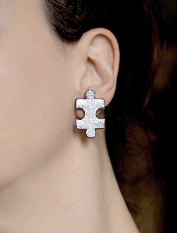 Puzzle earrings Teenage girl jewelry Silver stud earrings Teen girl gifts Teenager Birthday gift for her Post earrings for women Gift silver by GitasJewelryShop https://www.etsy.com/listing/584539002/puzzle-earrings-teenage-girl-jewelry?ref=rss Teenager Birthday Gifts, Teenager Birthday, Abstract Jewelry, Indie Jewelry, Girl Jewelry, Silver Stud Earrings, Girls Jewelry