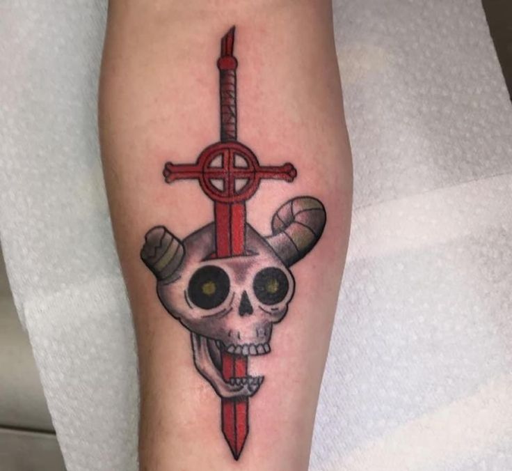 Adventure time- The Lich Wing Tattoo Men, Adventure Time Tattoo, The Lich, Funky Tattoos, Doodle Tattoo, Tatuaje A Color, Funny Tattoos, Time Tattoos, Dope Tattoos