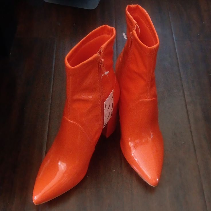 Orange Ancle Boots Orange Boots, Color Orange, Fast Delivery, Size 6, Women Shoes, Orange, Boots, Women Shopping, Color