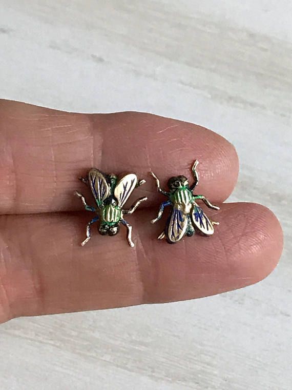 Insect Earrings, Fly Earrings, Earrings Weird, Creepy Earrings, Bug Earrings, Weird Earrings, Bug Jewelry, Mom Ideas, Earrings Halloween