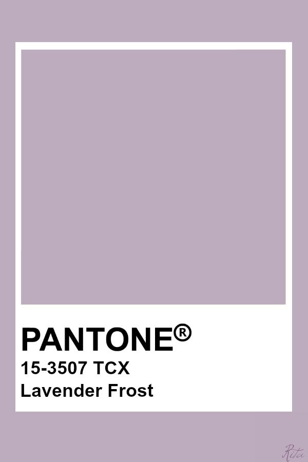 pantone's lavender hue is shown in the color lavender, which has been used for