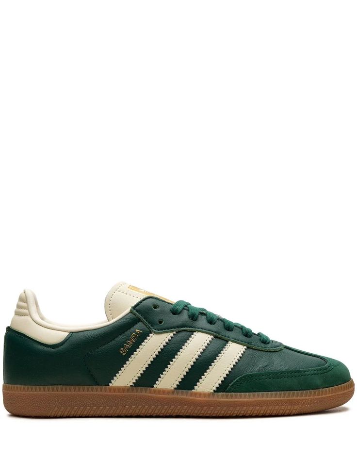 Adidas Samba OG "Collegiate Green" Sneakers - Farfetch Skincare Accessories, Sneakers Green, Adidas Samba Og, Aesthetic Lifestyle, Accessories Bag, Green Sneakers, Life Funny, Tiktok Style, Dolce E Gabbana