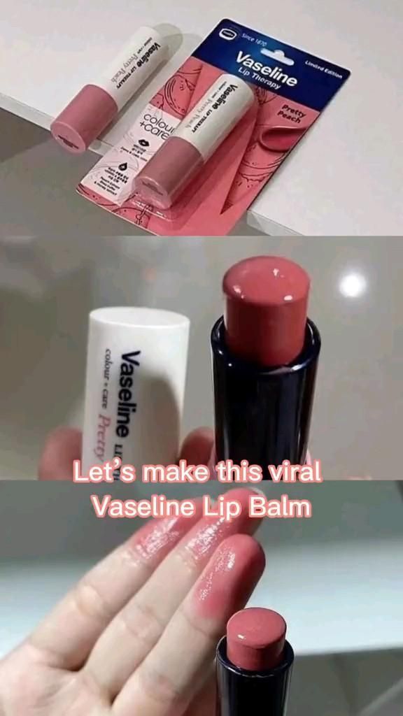 Diy viral Vaseline lip balm💄💋 Vaseline Lip Balm, Makeup Contour, Contour Tutorial, Vaseline Lip, Diy Lip Balm, Glow Up Tips, Vaseline, Lip Care, Simple Makeup