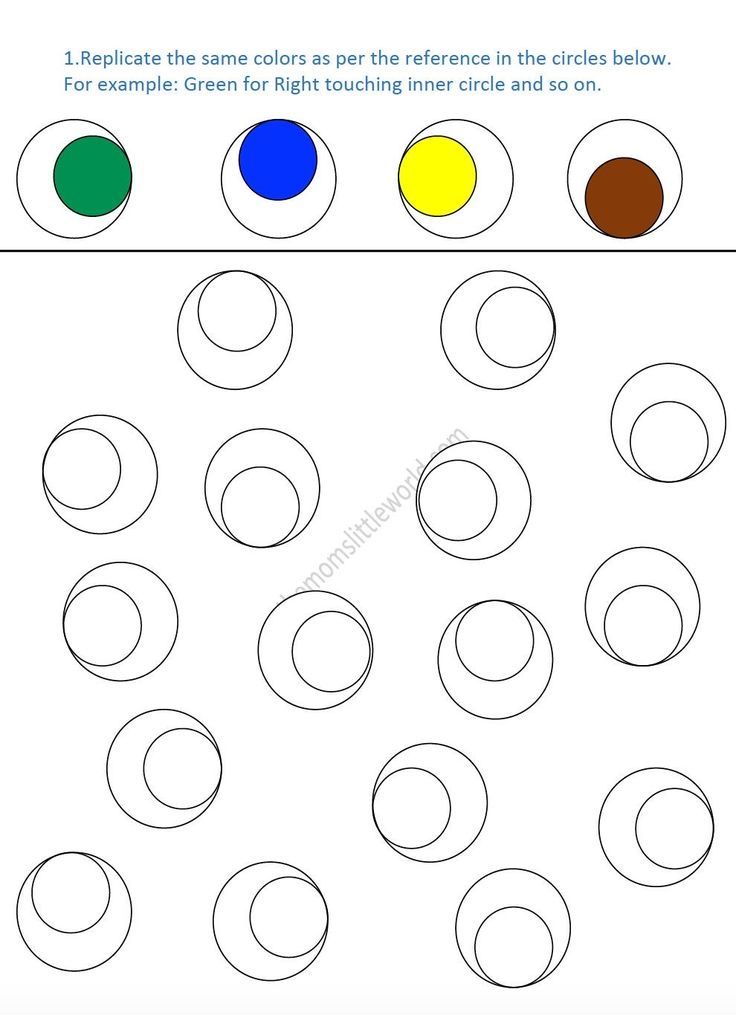 the color scheme for circles is shown in this drawing lesson, which shows how to draw and