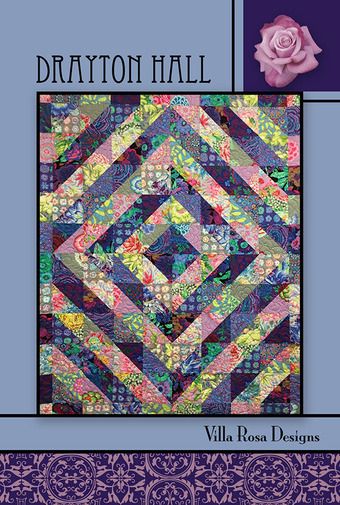 the front cover of a quilt book with an image of a rose on it and text that