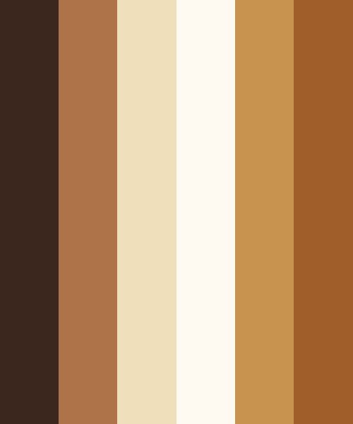 the color palette is brown, white and beige with different shades to choose from in this image