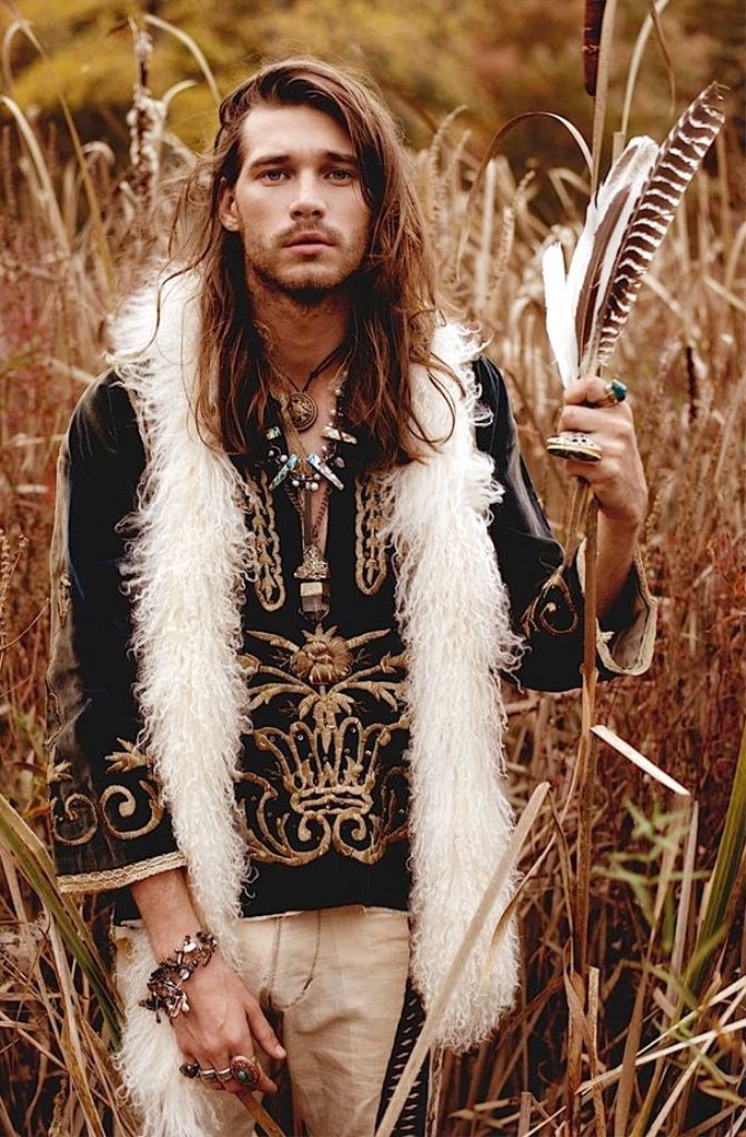 Bohemian Outfit Men, Boho Clothing Men, Look Hippie Chic, Bohemian Men, Hippie Men, Bohemian Style Men, Moda Hippie, Look Festival, Estilo Hippy