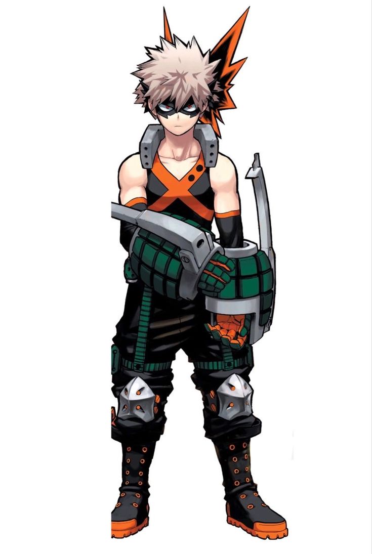 Mha Bakugo Hero Suit, Bakugo Reference Sheet, Bakugou Reference Sheet, Katsuki Bakugou Hero Costume, Katsuki Hero Costume, Bakugo Hero Suit, Bakugou Full Body Picture, Soft Bakugou Fanart, Bakugo Standing