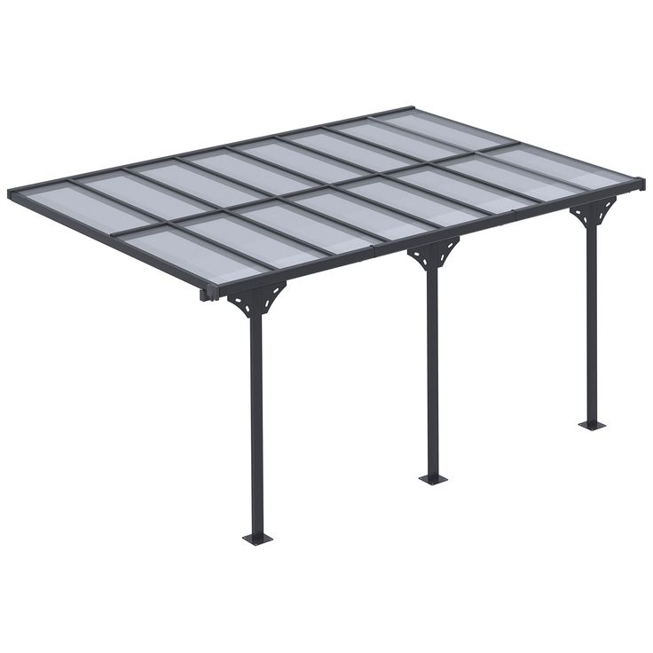 PRICES MAY VARY. Deck Gazebo: Like an awning but bigger and better, our wall pergola can custom-fit your deck. The columns adjust (63.75" - 112.25") forward and back, (11.75" - 17.75") left and right, and fit a wall 91" - 98.5" high. Polycarbonate Pergola: Enjoy the warm sunshine without issue. The polycarbonate roof on our patio pergola filters out annoying UV, stopping sunburns and keeping you comfy. Also, our pergola roof can keep you dry; it deflects away rain for cozy sitting showers or shi Deck Gazebo, Wall Pergola, Sun Panels, Pergola Metal, Corner Pergola, Gazebo On Deck, Patio Pergola, Metal Pergola, Pergola Canopy