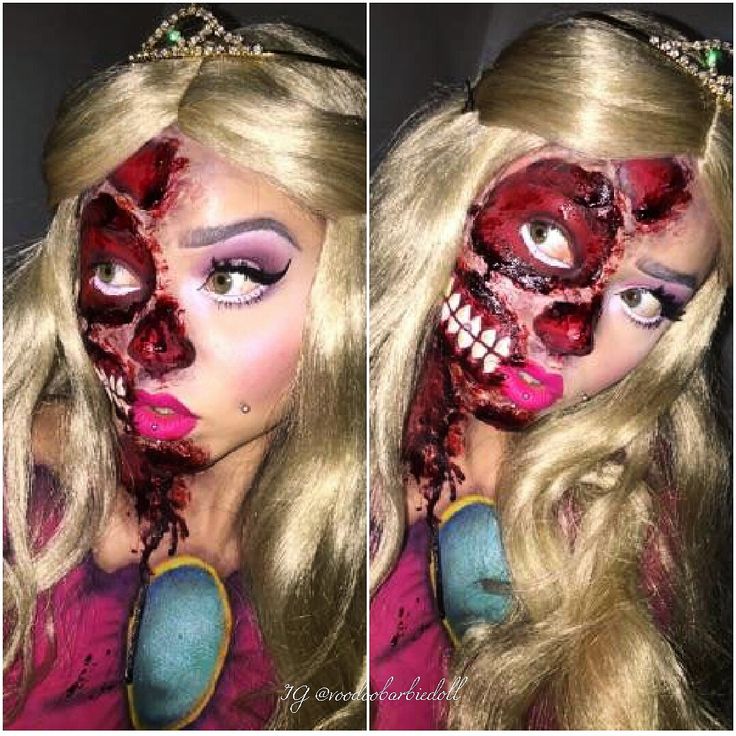 Zombie Princess Makeup, Sfx Gore, Makeup Film, Zombie Princess, Spooky Makeup, Gore Makeup, Horror Gore, Peach Makeup, Princess Makeup