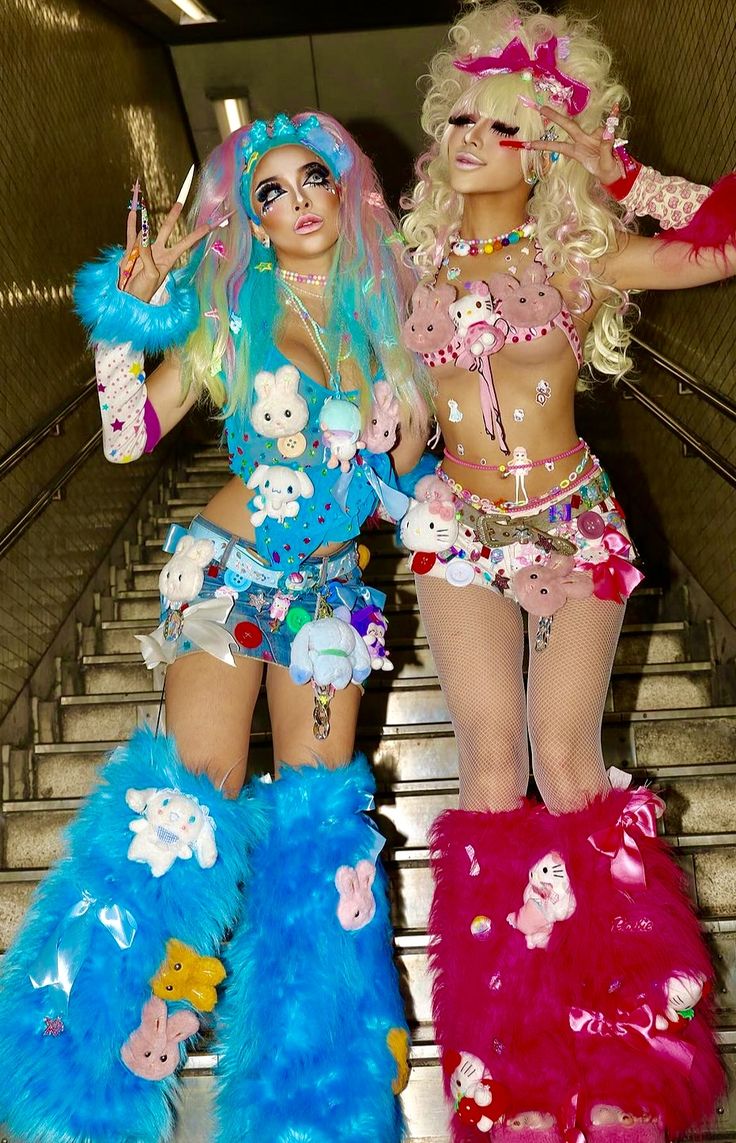 Rave Outfits For Women, Gyaruo Outfits, Gyaruo Fashion, Gyaru Outfits, Gyaru Outfit, Japanese Fashion Trends, Gyaru Style, Rave Fits, Fest Outfits