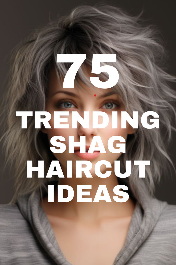 Looking for chic shag haircut ideas? This modern shag is all about texture and movement, perfect for adding volume to fine hair or enhancing natural waves! With its soft, face-framing layers and edgy, tousled style, this cut is both effortless and stylish. 💇‍♀️✨ Ideal for anyone wanting a low-maintenance look with a lot of personality! Shag Choppy Haircut, Choppy Layers With Side Bangs, Shag And Mullet Haircut, Rock Chic Haircut, Shags For Short Fine Hair, Rock And Roll Haircuts For Women, Face Frames For Medium Hair, Shag Hairstyles Low Maintenance, Shaggy Hair For Fine Hair