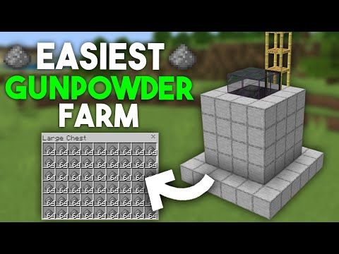 an easy way to build a gundowner farm in minecraft