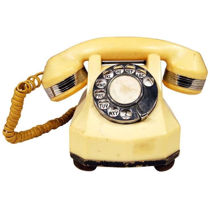 an old - fashioned telephone is shown against a white background