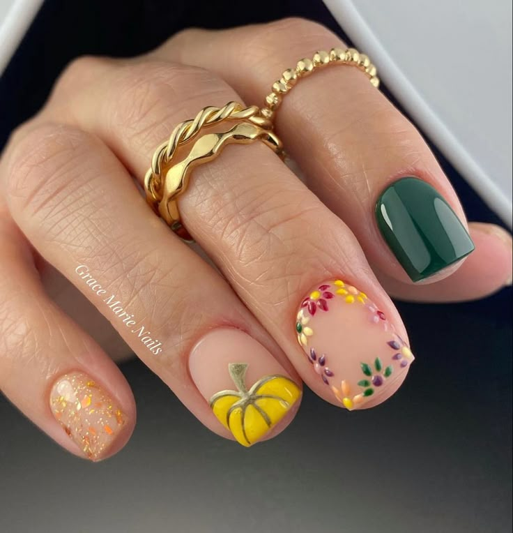 Almond Acrylic Nails Designs, Girls Nail Designs, Brown Acrylic Nails, Wow Nails, Super Cute Nails, Hippie Nails, Fall Gel Nails, Cute Nails For Fall, Nails Now