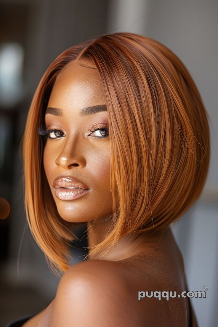 Bob Hairstyles for Black Women: Trendy Cuts for Elegant Looks - Puqqu Mini Twists Natural Hair, Bob Hairstyles For Black Women, Natural Hair Wedding, Sleek Updo, Straight Wigs, Classic Hairstyles, Brown Blonde Hair, Hairstyles For Black Women, Hair Straight