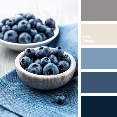 a bowl of blueberries on a table next to a white bowl filled with blueberries