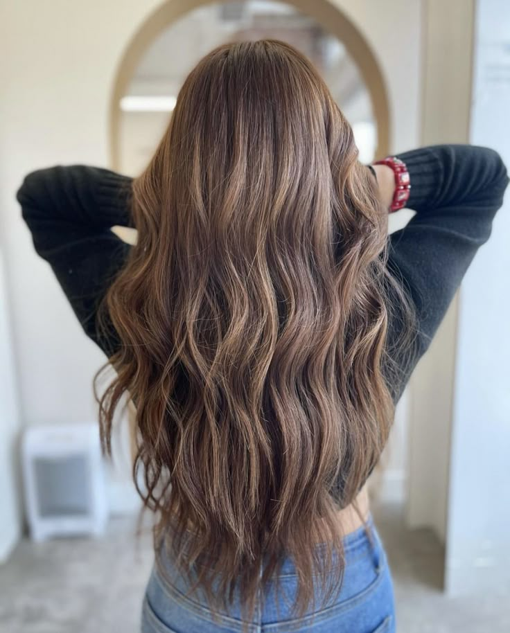 Natural Dark Balayage Brunettes, Teddy Brown Hair With Highlights, Teddy Bear Hair Color Brown, Teddy Bear Highlights Hair, Lighter Brown Hair With Highlights, Teddy Bear Brown Balayage, Teddy Brown Hair Color, Teddy Bear Highlights On Dark Brown Hair, Teddy Bear Brunette Balayage