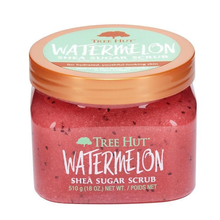 Tree Hut Watermelon, Watermelon Scrub, Watermelon Tree, Exfoliating Body Scrub, Sugar Body, Sugar Body Scrub, Skin Care Items, Tree Hut, Body Exfoliator