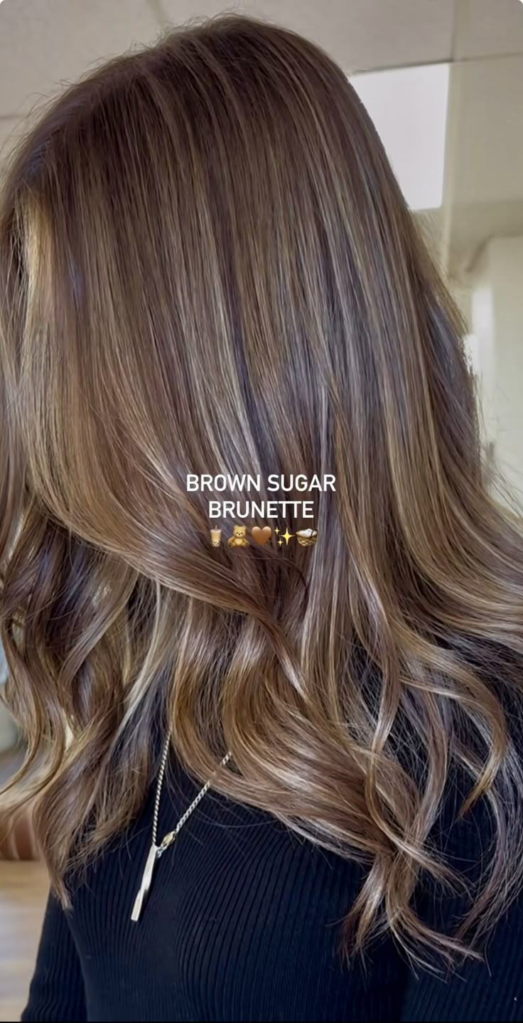 Brown Sugar Hair, Hair 2025, Honey Brown Hair, Brown Hair Looks, Brown Hair Inspo, Brunette Hair With Highlights, Brown Hair Balayage, Balayage Brunette, Winter Hair