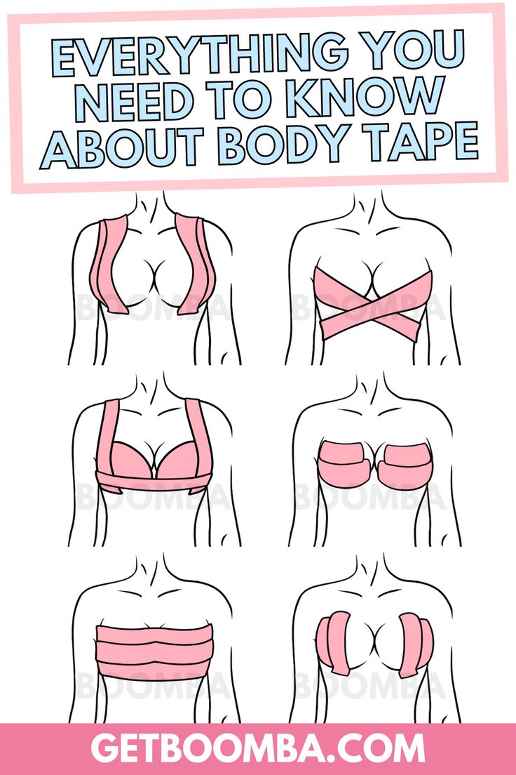 Breast Tape Tutorial, Tape Bra Diy Tutorials, Bra Tape Tutorial, Booby Tape Tutorial, How To Tape Breast, How To Tape Large Breast, Body Tape For Breast, Bh Hacks, Strapless Bra Hacks