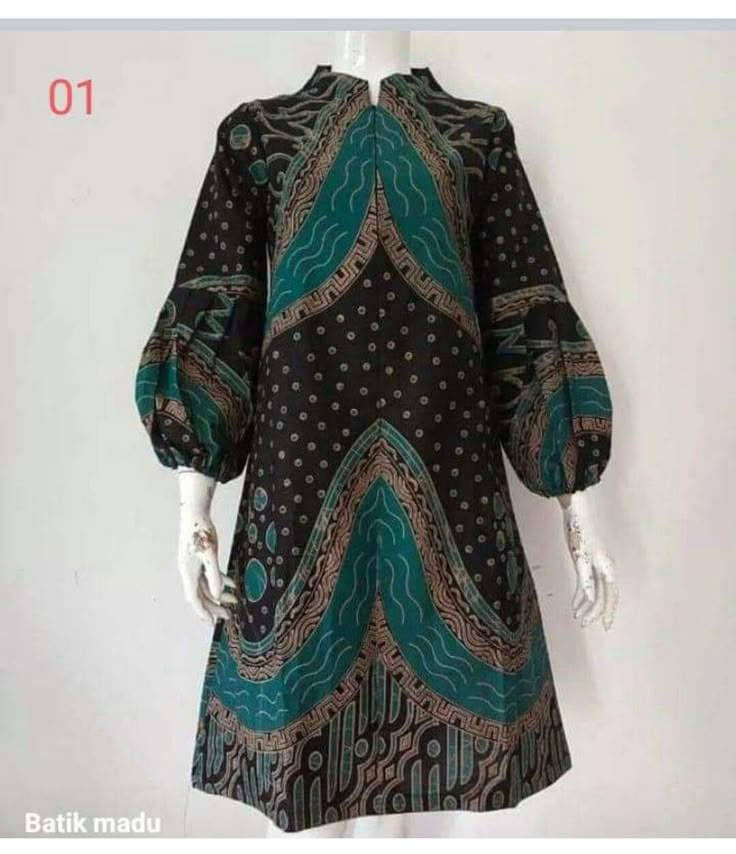 Tunik Batik Kerja Modern, Batik Fashion Modern Atasan, Model Tunik Batik Modern, Tunik Batik Kombinasi, Model Tunik Batik, Model Blouse Batik, Batik Formal, Tunik Modern, Batik Dress Modern