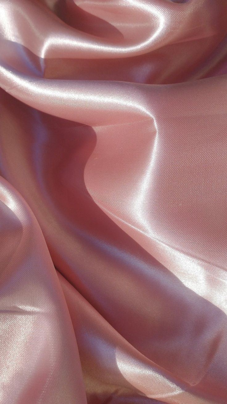 the fabric is soft and shiny pink