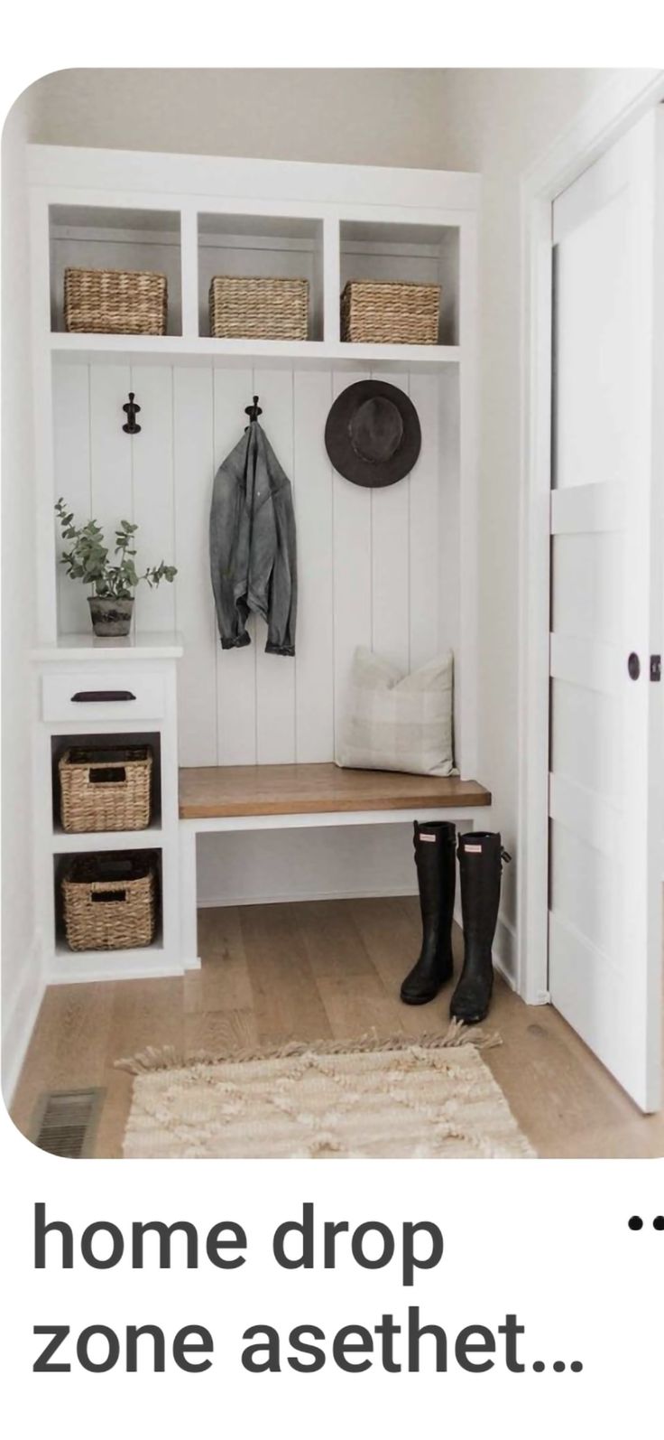 the entryway is clean and ready to be used as a storage area for your home