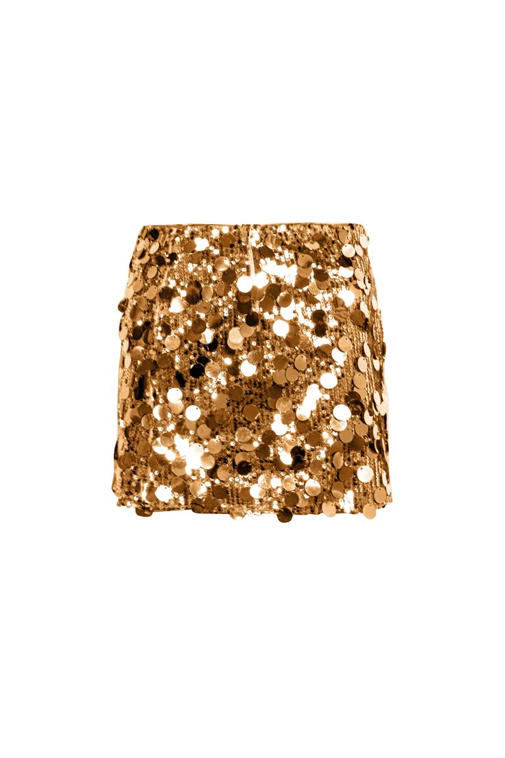 Dazzle in our eye-catching Oceane Bronze Disc Mini Skirt. With its mini length and high shine, sequin embellishments, this piece is sure to make a statement. The high rise and rear zip fastening add a touch of convenience to its stunning design. Indulge in the luxurious feel and confident look of this must-have skirt! 100% Polyester Hand wash Metallic Trousers, Gold Sequin Skirt, Vegas Outfit, Stocking Fillers For Her, Forever Jewelry, Shopping Tips, Jewelry Ring Box, Men's Jewelry Rings, Pink Mini Dresses