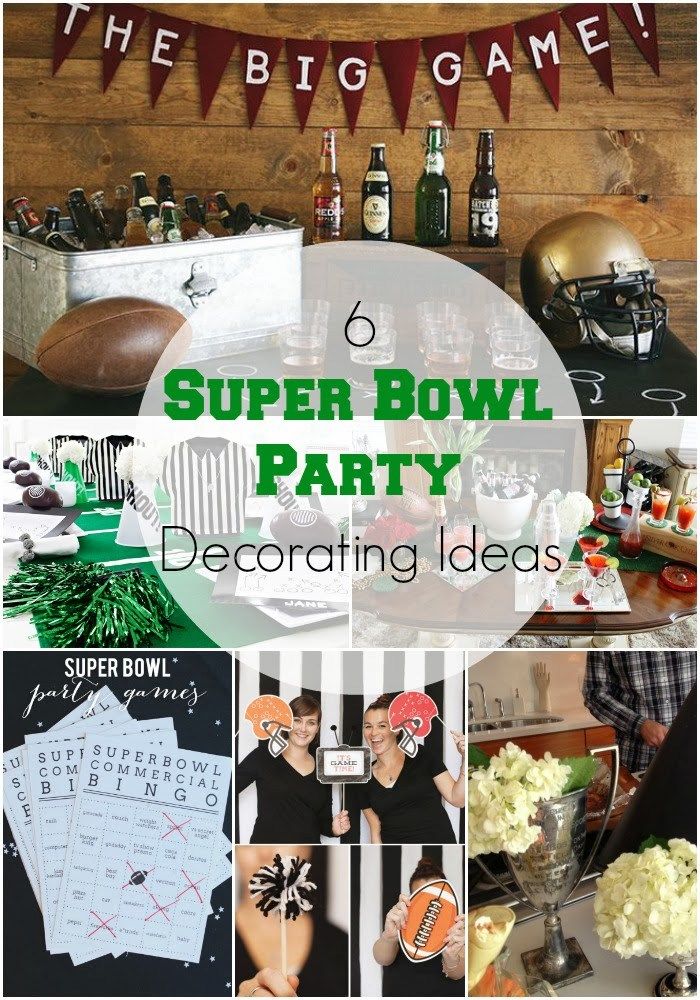 the big game super bowl party decorating ideas