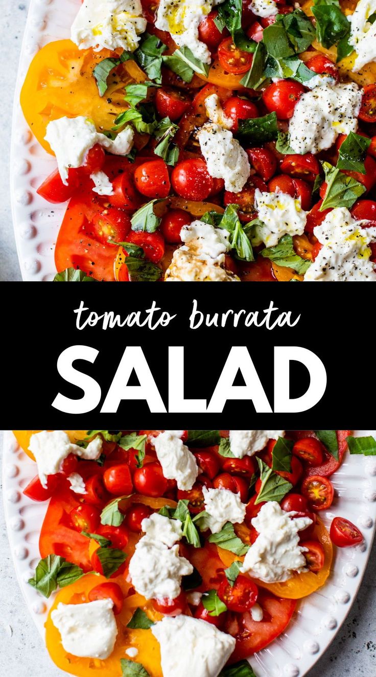 tomato and burrito salad with feta cheese on top