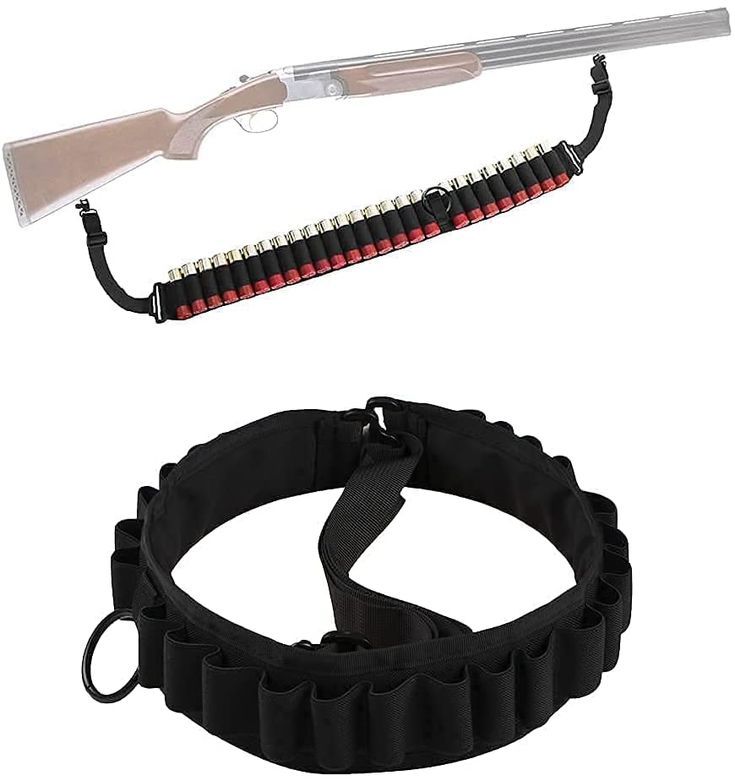 This shotgun sling is a must-have accessory for hunting, shooting, and other outdoor sports or activities.It's not only a shell holder, but also a rifle sling. The shotgun shell holder can hold 25 shells for 12 or 20 Gauge(Shells are NOT included).No more frantic searching through your pockets when you only have a few seconds to spare. Aa12 Shotgun, Sawed Off Shotgun, Bug Out Kit, Semi Auto Shotgun Tactical, Bullpup Shotgun, Short Barrelled Shotgun, Shotgun Shell, Combat Art, Tactical Gear