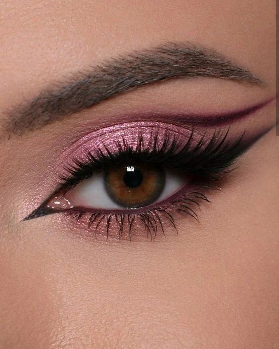 Rosa Make-up, Party Eye Makeup, Make Up Designs, Pink Eyeshadow Look, Prom Eye Makeup, Pink Eye Makeup, Eye Makeup Pictures, Eye Makeup Designs, Makijaż Smokey Eye