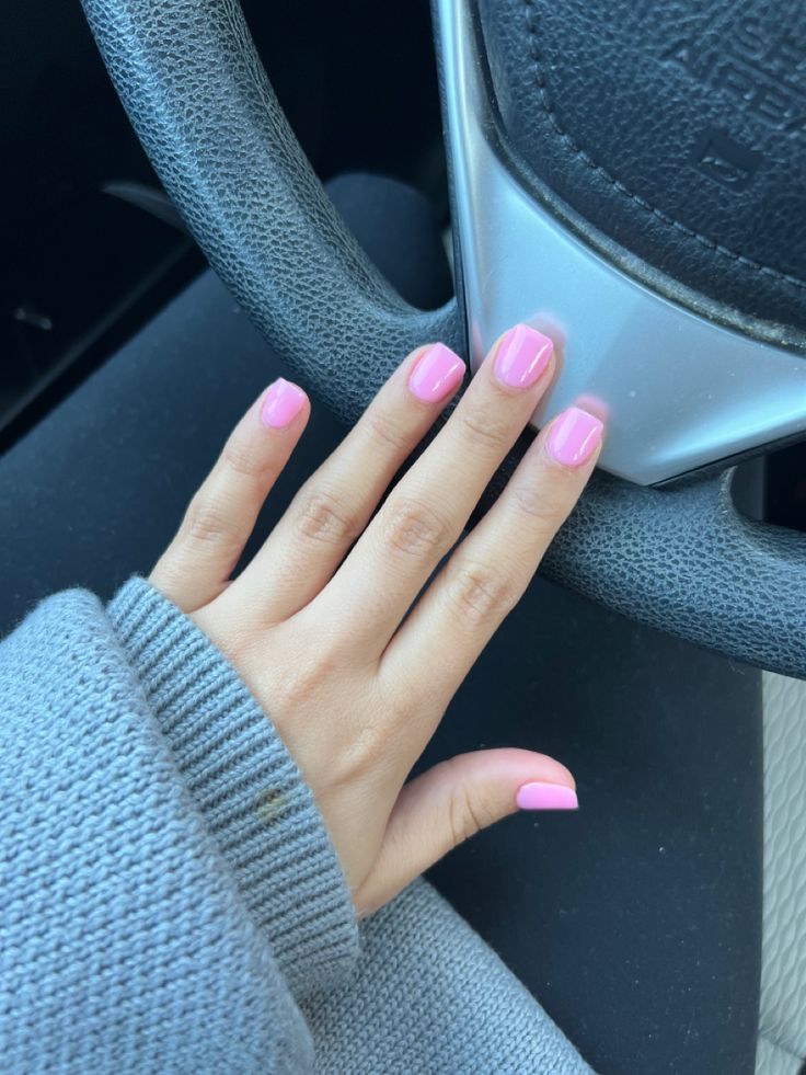 nail inspo
Pink nail inspo
Powder nails
SNS nails
SNS powder nail 
pink nail inspo Good Colors For Short Nails, Short Pink Sns Nails, Short Acrylic Nails Solid Color Simple, S N S Nails Powder Colors, Spring Solid Nail Colors, Sns Dipping Powder Nails Pink, Plain One Color Nails, Spring Solid Nails, Simple Spring Nails Solid Color