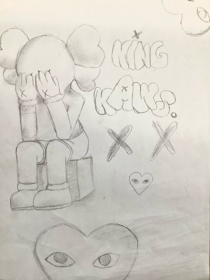 a drawing of a person sitting in a chair with the words make friends written on it