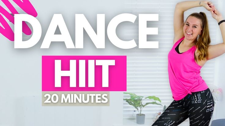 a woman in pink shirt and black leggings dancing with the words dance hit over her