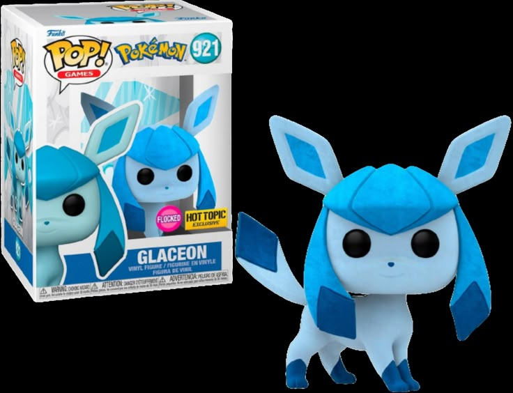 the pokemon pop vinyl figure is in front of a box