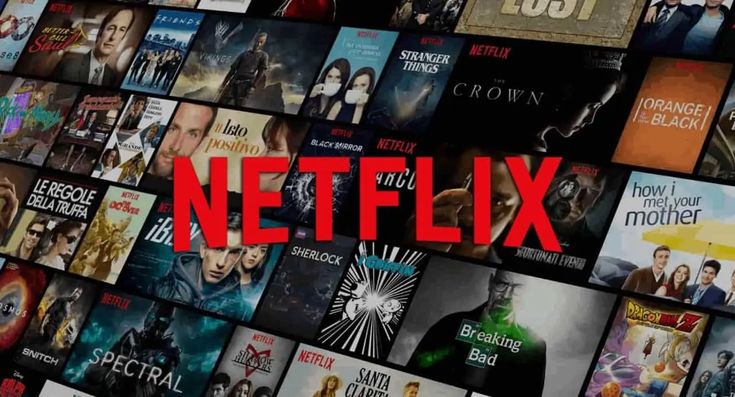 the netflix logo is surrounded by many different movie posters in red and black, including one that reads netflix