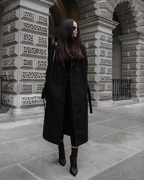 Winter Outfits 2020, Winter Wardrobe Essentials, Looks Black, All Black Outfit, Coat Outfits, Mode Inspo, 가을 패션, Outfit Casual, Winter Fashion Outfits