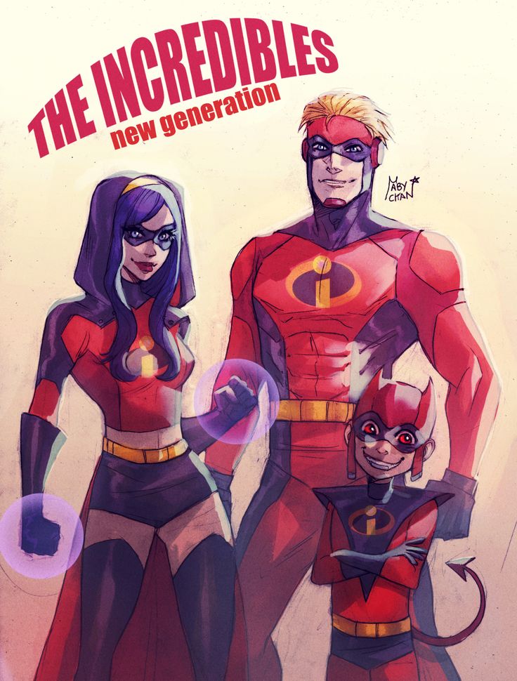 the incredibles are in their new generation, and they're ready to be drawn